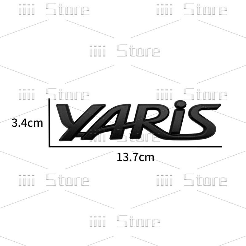 3D Metal Car Styling Emblem Car Tailgate Rear Trunk Fender Side Badge Sticker For Toyota Yaris Logo Camry Corolla 4Runner Auris