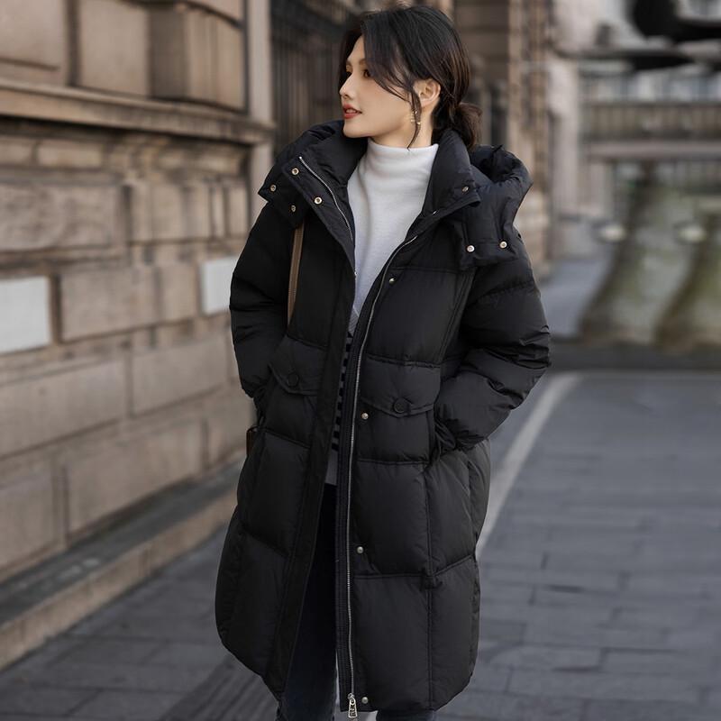 Mocana Women's Elegant Long-Sleeve Down Jacket