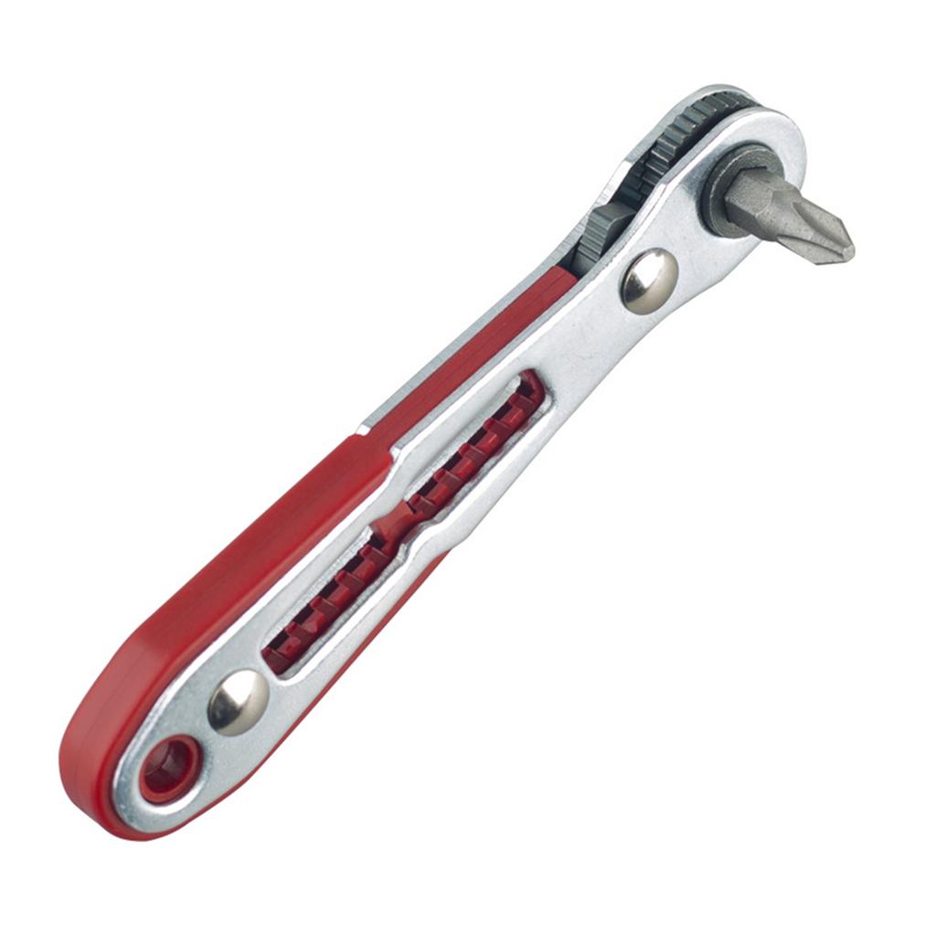 1Pc Mini Manual Bidirectional Ratchet Hex Screwdriver Wrench Multipurpose Magnetic Right Angle Flat Head Socket Tool