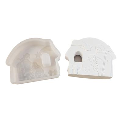 Geburt Silikonform Religiöse Gipsformen Epoxidharzformen Ornamentform Gießformen für Heimdekoration