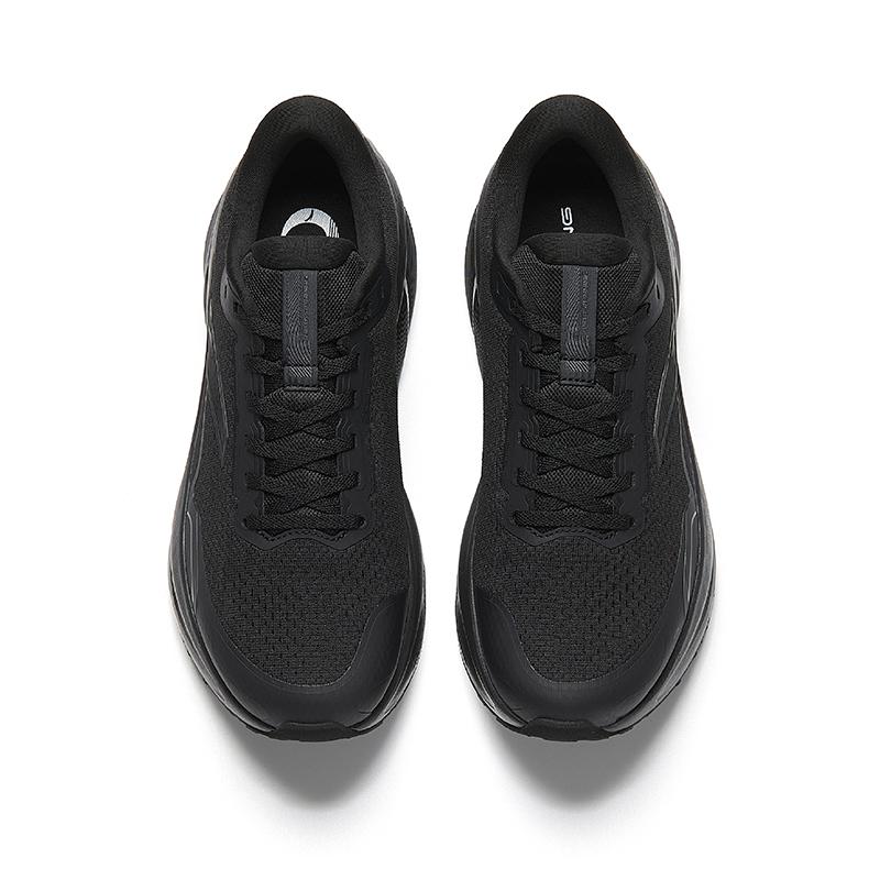 Anta Textile, Synthetic Leather Low top PG7 Casual Running Shoes Men's Black 112545545-9