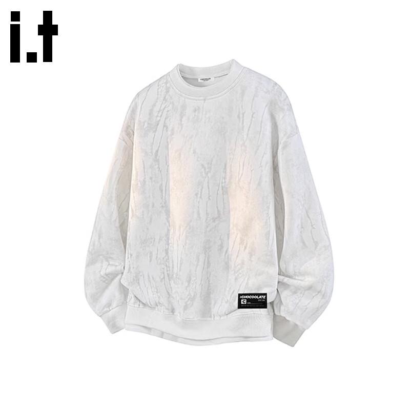 

CHOCOOLATEit Men s American Style Faux Two-Piece Pullover Sweatshirt L