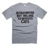 Introvert Cat Lover T-Shirt: Funny Anti-Social Tee