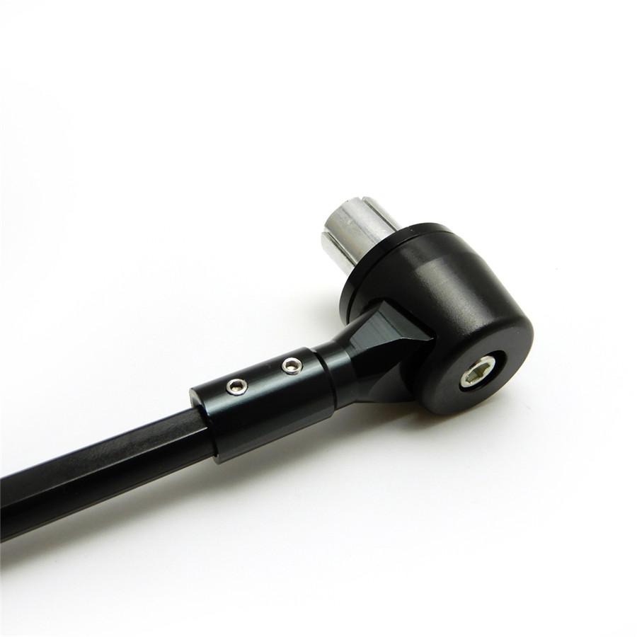 Black ABS 22MM 7/8" Brake Clutch Lever Protector Guard Handguard For Motorcycle