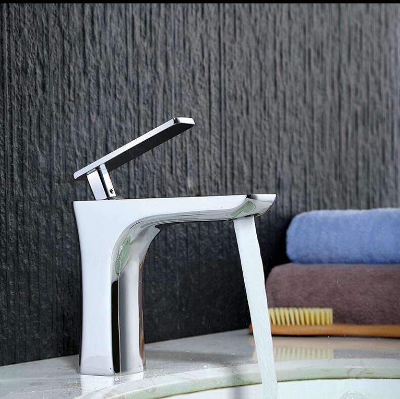 Basin Faucet Black Gold Basin Mixer Brass Crane Bathroom Faucets Hot and Cold Water Mixer Tap Contemporary Mixer Tap torneira