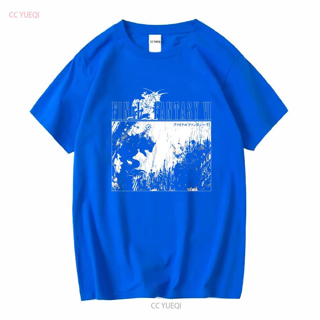 Final Fantasy VI T Shirt Vintage Style 6 long or short sleeves vintage Washed designer clothes Slightly Comfortable streetwear