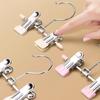30pcs Double Clip Clothes Drying Hanger Windproof Storage Clips Clothes Clips  Space-Saving