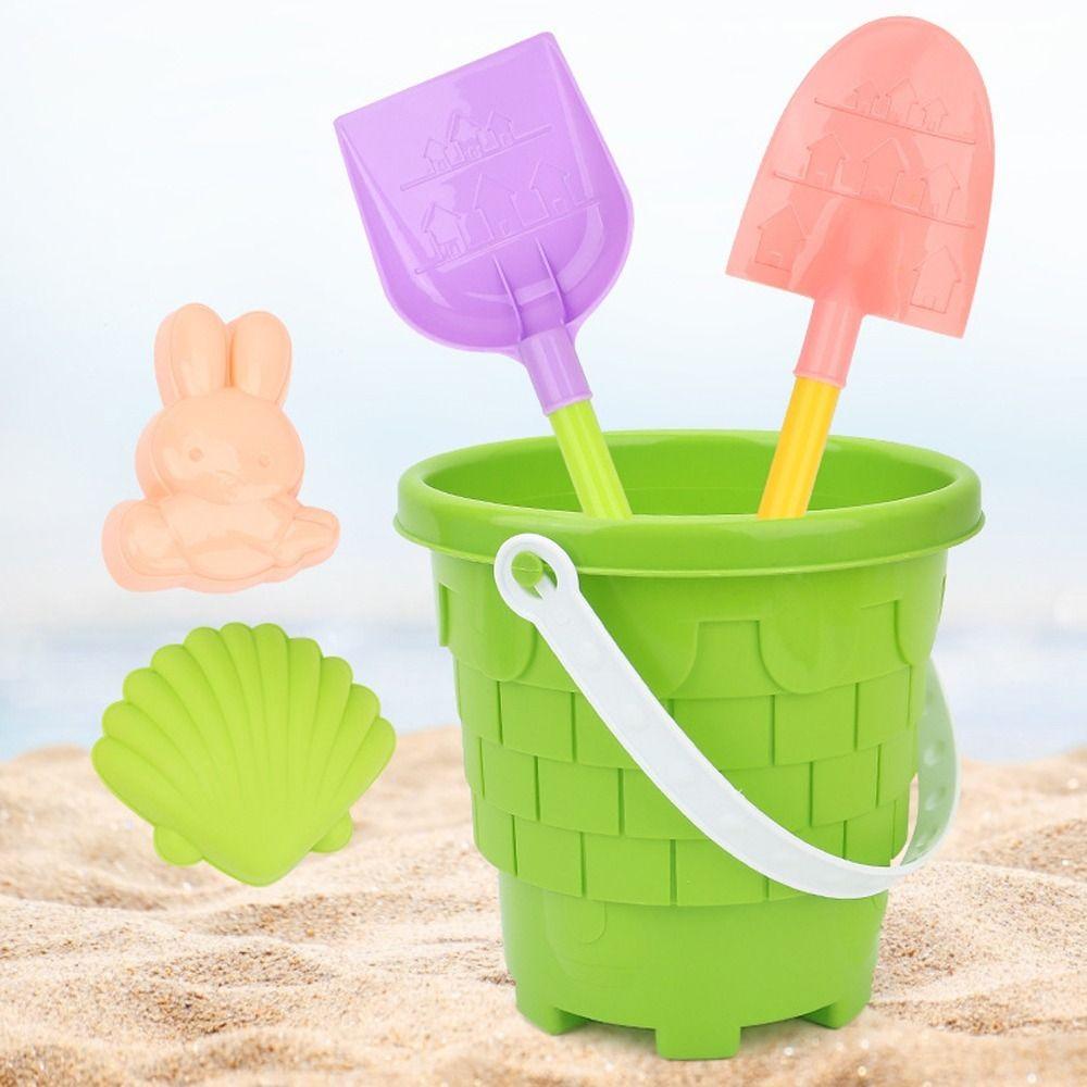 

1 Set Lightweight Beach Bucket Toys Portable Beach Play Toys Beach Sand Play Toys Summer