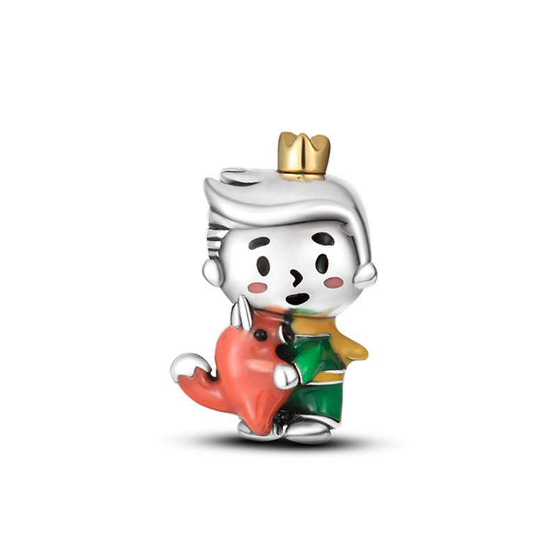 Charms Bead Copper Swallow Hummingbird Bird Dangle Fit Bangle Bracelet Necklace Diy Jewelry