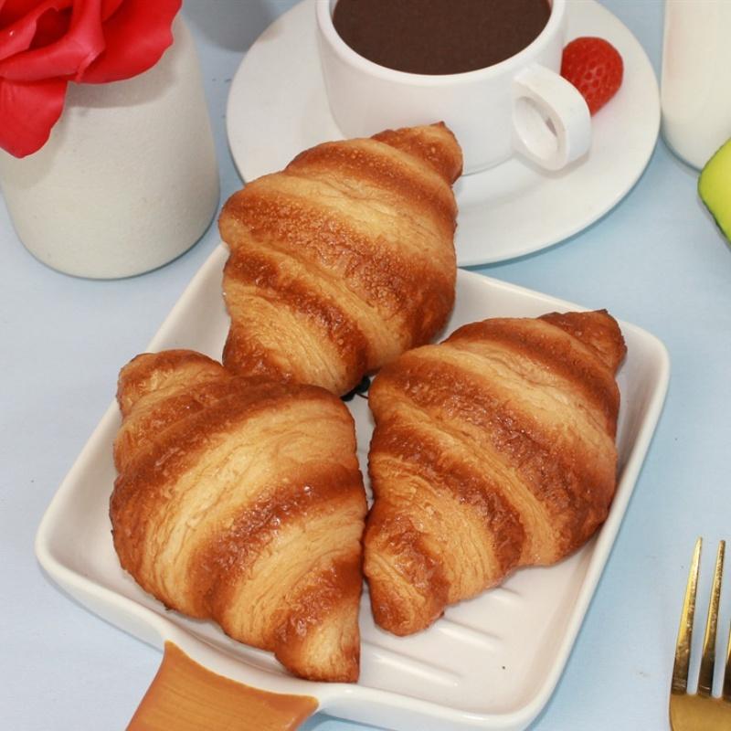 Simulation Bread Artificia Croissant Fake Bread Food Model Fake Croissant Home Decor Cake Shop Window Display Photography Props