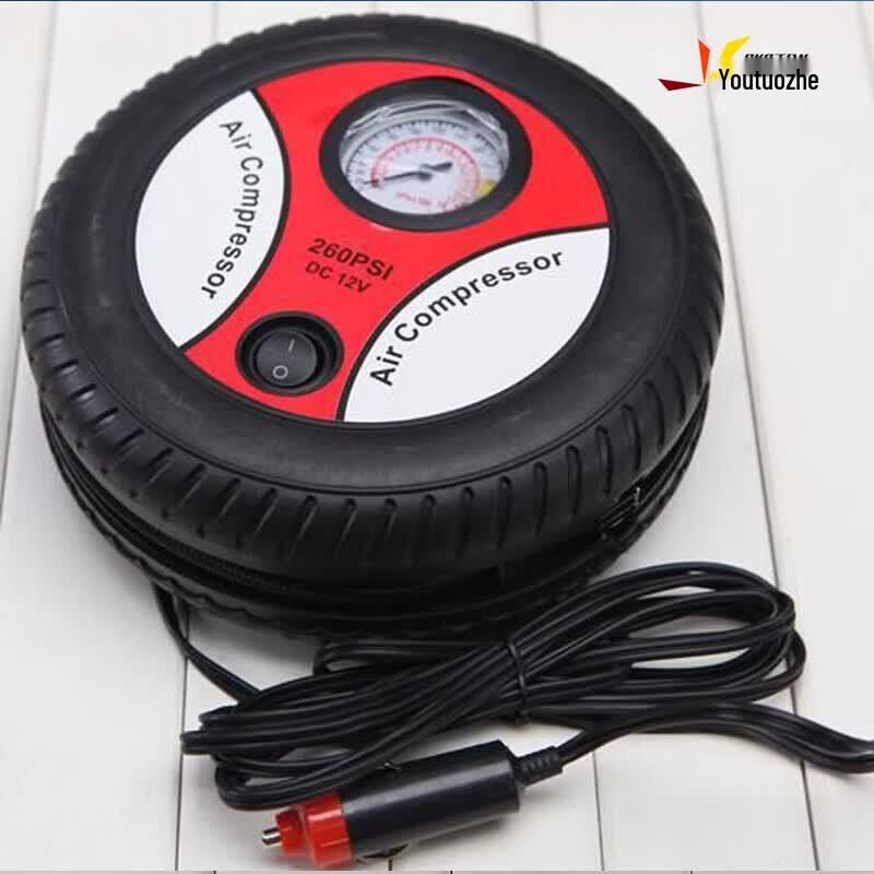 Portable Multi-functional Tire Inflator Tool Kit