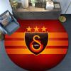 Galatasaray SK Round Area Rug,Carpet Rug for Living Room Bedroom Sofa Playroom Decor,Non-slip Floor Mat