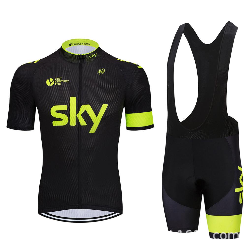 Short-sleeved Cycling Suit Summer Cycling Suit Men's and Women's Quick-drying Breathable Road Cycling Shirt