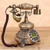 Klasický Retro pevný telefon Starožitný Domácí telefon - Tlačítkové a Rotační telefony - Retro Telefon se šňůrami - LCD Displej Retro Dekorativní telefon