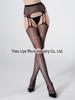Anti-Snag Open Crotch Black Fishnet Sexy Jacquard Stockings