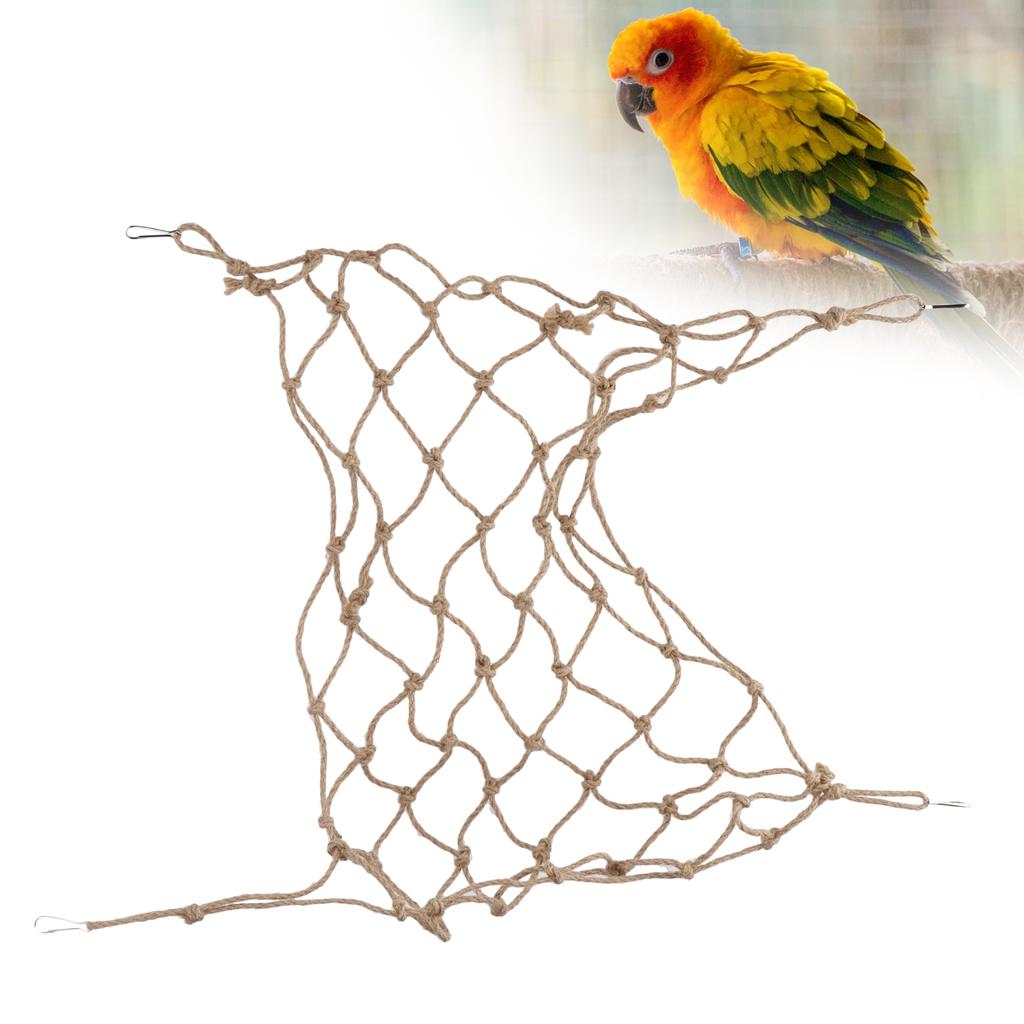 Haustier-Kletternetz Vogel-Kletterseil Leiter Hanfseil Kletternetz für Hamster