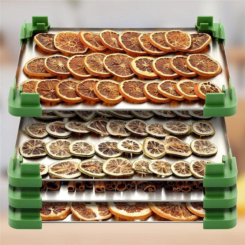 ABMH-Tray Stacker Set(16-Pieces) For Harvest Right Freeze Dryer-Enhanced Storage& Stability For Freeze-Dried Food