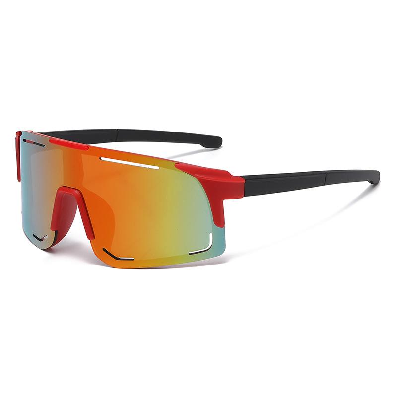 Fashion Children'S Colorful Cycling Glasses Personalized Sports Sunglasses Outdoor Mountaineering Integrated Eye Protection Sunglasses