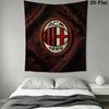 Ac Milan Crest Emblem Threepiece Set 1 Duvet Cover 2 Pillowcase Without Core Bedding Set Duvet Cover And Pillowcase Soft And Comfortable