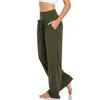 Women's Casual Elastic Waist Trousers -color Comfortable Wide Leg Pants