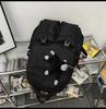 2022 Black School Backpack with Multiple Pockets & Large Capacity for Junior High Students