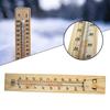 Werkzeug Holzthermometer Outdoor Holz 40cm X 7cm X 1cm Gartendekoration Indoor Thermometer Exquisit Hohe Qualität