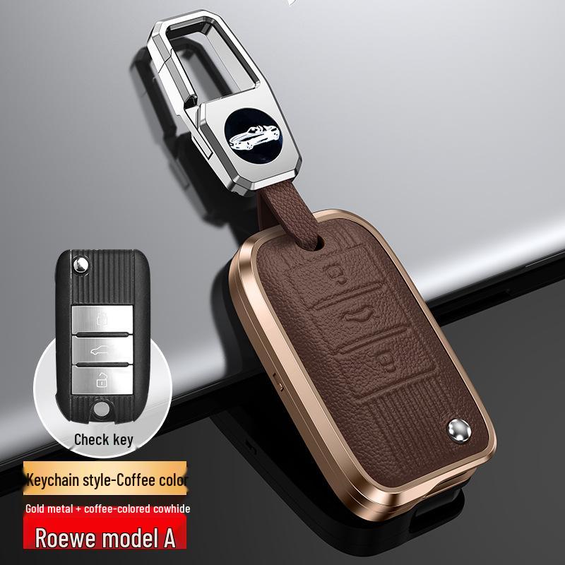 Roewe RX Series Car Key Case for RX5, RX5 Plus, I5, I6 Plus, Cleverway, and RX3