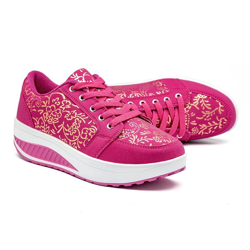 

Дышащие и Нескользящие Легкие Женские Спортивные Кроссовки Черные Кроссовки на Толстой Подошве Весна и Лето для Бега и Фитнеса 35 красный