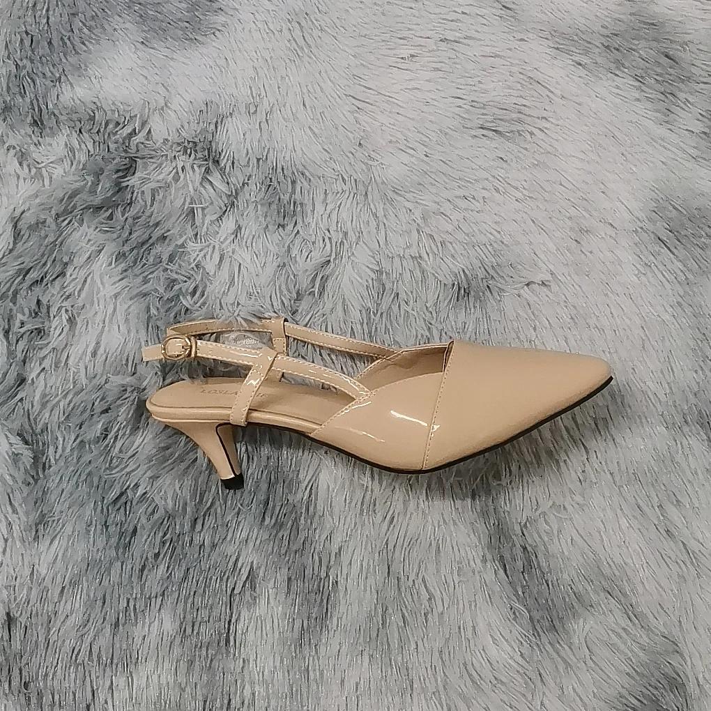 Women Sandals Summer Pointed Toes High Heels Sexy 5cm Low Heels Casual Back Strap Pumps Red Dance Wedding Shoes Large Size