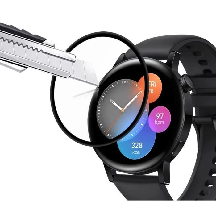 Verre Trempé pour Huawei Watch GT 3 42mm [Lot de 2] Film Protection Ecran Montre Anti Rayure Phonillico®