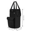 Side Flap Design Propane Cylinder Storage Bag Black Gas Bottle Carry Bag  Camping Trip