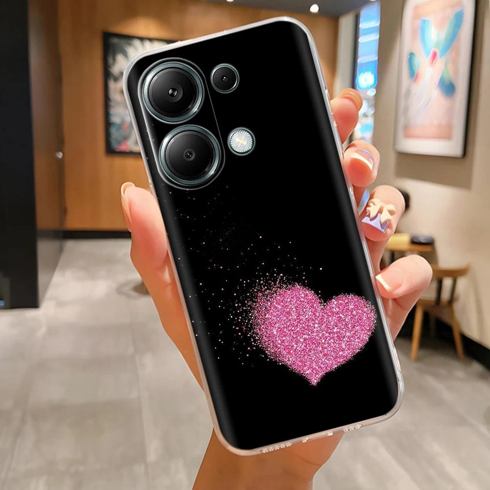 For Poco M6 Pro Phone Case Cute Panda Soft Silicone Shell For Xiaomi Poco M6Pro 4G 5G Protection Fashion Back Cover Coque Fundas