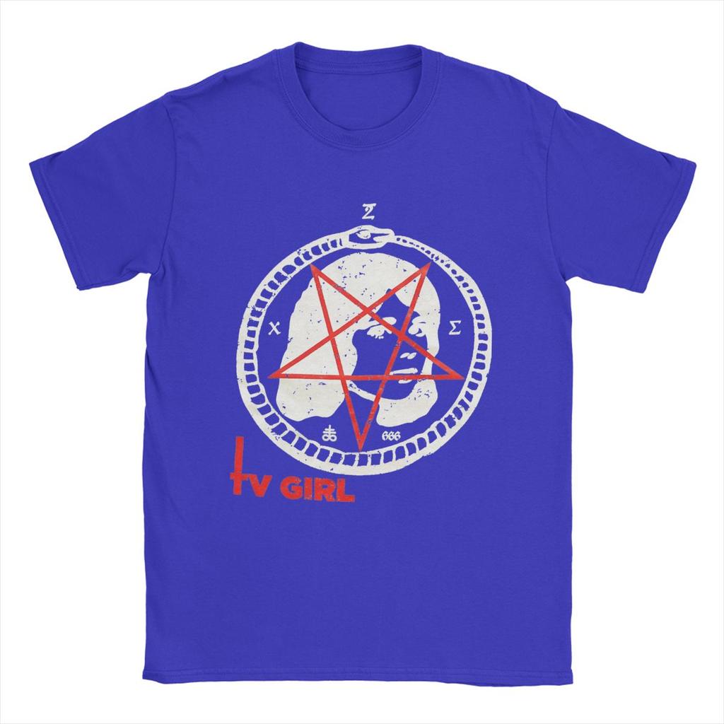 Punk Tv Girl T-Shirts for Men Amazing Cotton Tees O Neck Short Sleeve T Shirts Summer Clothing
