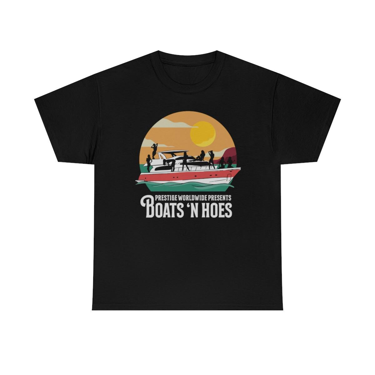 Rapping Boats Hoes Boating Singing Funny T-Shirt L
