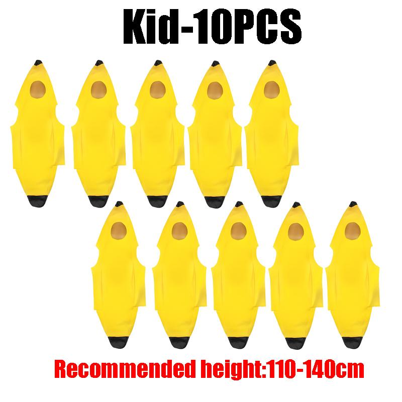 Deluxe Adult Unisex Banana Costume for Halloween Dress up Party & Roleplay Cosplay Spandex Material Funny Ecoparty Outfit