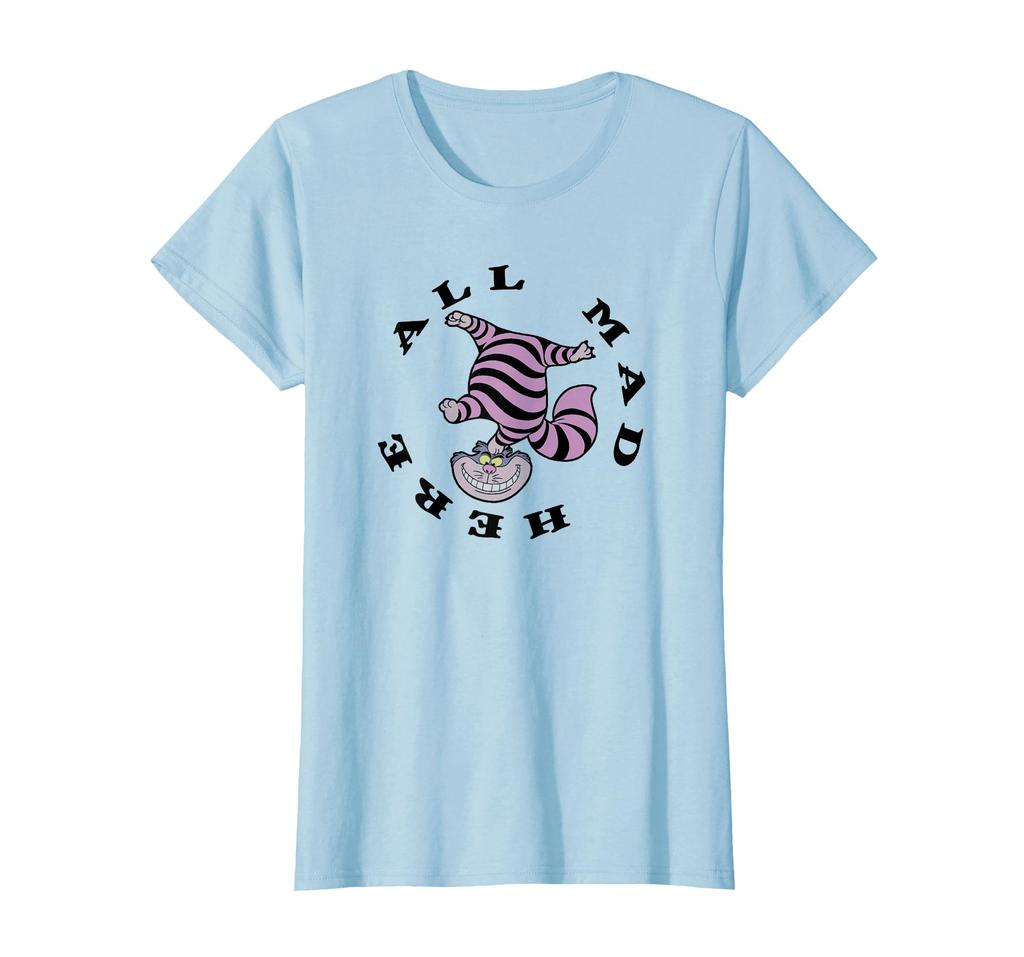 Disney Alice in Wonderland Cheshire Cat We're All Mad Here 2 T-Shirt