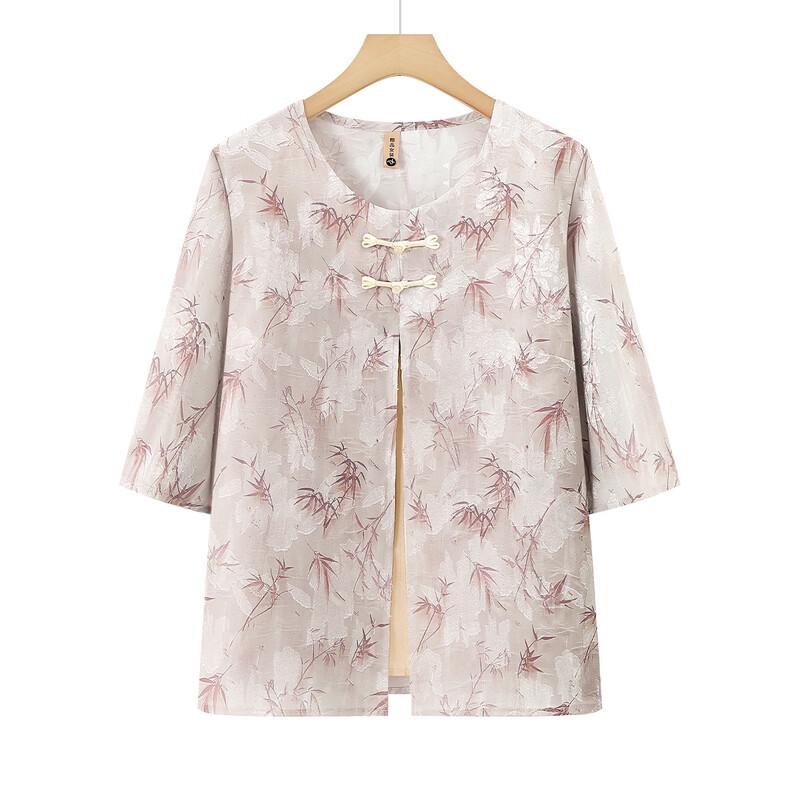 New Chinese Style Women s T-shirt 5XL