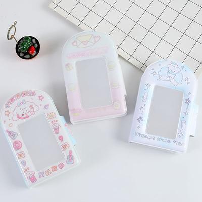 Cute Photo Album 3 Inch Photo Card Holder Idol Card Binder Collection Book 32 Pocket Book Album Photocard Storage Case