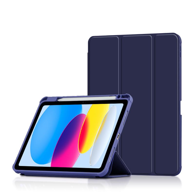 For iPad A16 11 Inch Case iPad 11th Cover with Pencil Holder for iPad 10th 11th Generation Case Auto Sleep Wake iPad (A16)