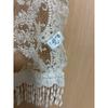 Used White Lace Stole Shawl