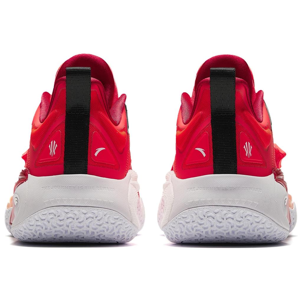 Anta KAI 1 Low top Basketball Shoes Unisex White Black Red 112431102S-3
