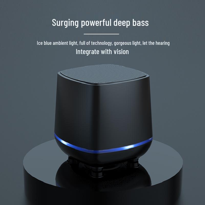 LED Light USB Mini Subwoofer: Desktop, Laptop Speaker with Large Volume and Long Standby – Creative Audio Gift.