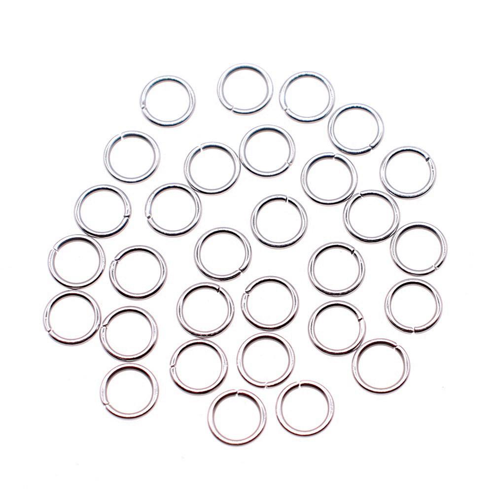 Stainless Steel Closed Rings Split Rings Bulk Connectors For DIY Projects