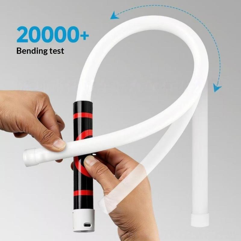 1 Set 76Cm Flexible Led Flashlight Stick Bendable Led Light Flashlight Stick Rechargeable Work Light With 3 Brightness