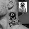 1 Foglio Tatuaggi Temporanei Teschio Ancora Insetto Per Mani Collo Adulti, Adesivi Tatuaggi Finti di Halloween Tatuaggi Realistici a Lunga Durata