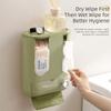 Thickened Wall Mounted Tissue Box 3 in 1 Waterproof Wet Wipe Storage Boxes Multifunctional Napkin Paper Case