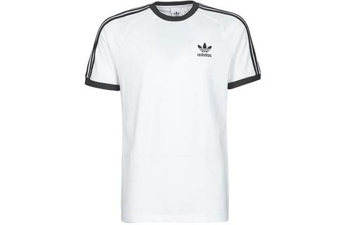 Adidas Originals Shamrock Retro Stripes T Shirts Men GN3494 XL белый