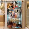Beach TowelDragon Ball Custom Name Text Personalized Soft Towel for Beach Pool Indoor Home Decor Gift