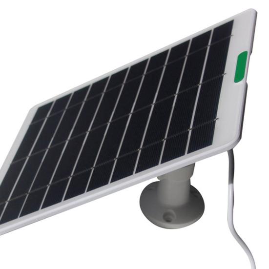 Solar Panels 5.3W Single Crystal Silicon Power Supply IP65 Waterproof Solar Panel for Ring Doorbells Cameras Security Equipment