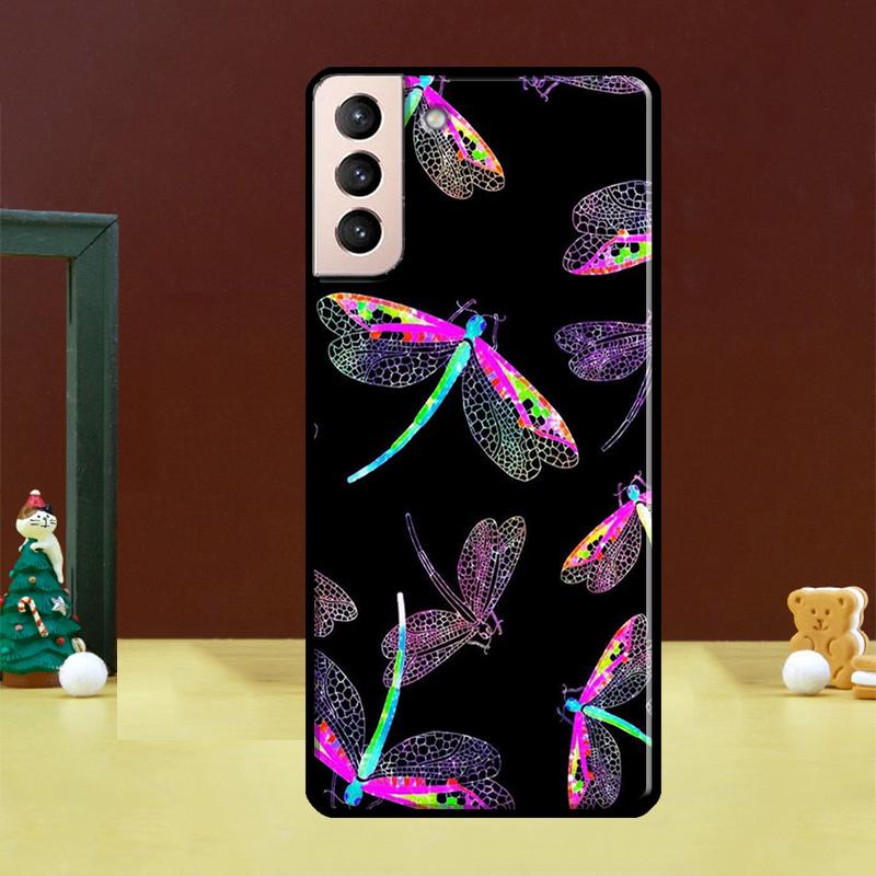 Dragonfly Animal Art Case For Samsung Galaxy S23 S22 Ultra S21 Ultra S21 FE S9 S10 Note 10 Plus S20 FE Back Cover